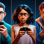 **

A diverse group of mobile gamers engrossed in their phones, each displaying a different emotional reaction (excitement, sadness, determination). The phones glow with the light of various mobile game interfaces featuring compelling characters and storylines. Subtle UI elements hint at interactive choices and branching narratives. Focus on conveying the power of emotional connection and player agency in mobile game storytelling.

**