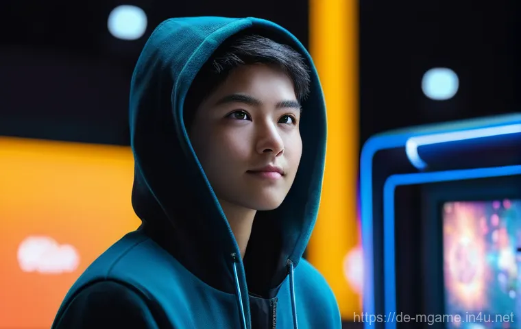 모바일게임 리더보드 분석 - **Prompt 1: The Ascent to the Top** "A vibrant, dynamic shot of a young, determined gamer (gende...