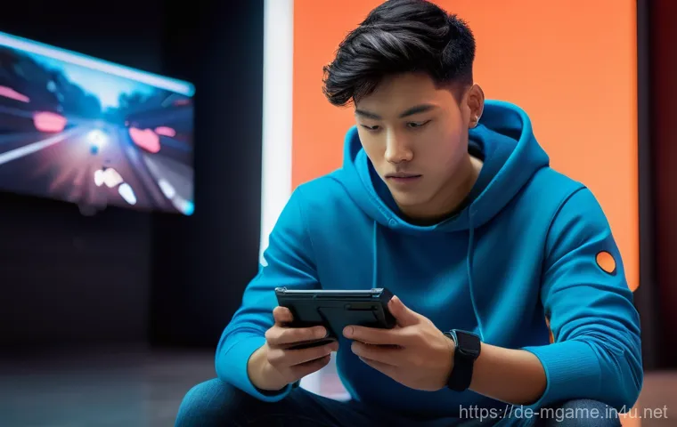모바일게임 대회 일정 - **Prompt:** A vibrant, close-up scene capturing a regional mobile esports gathering in a modern gami...